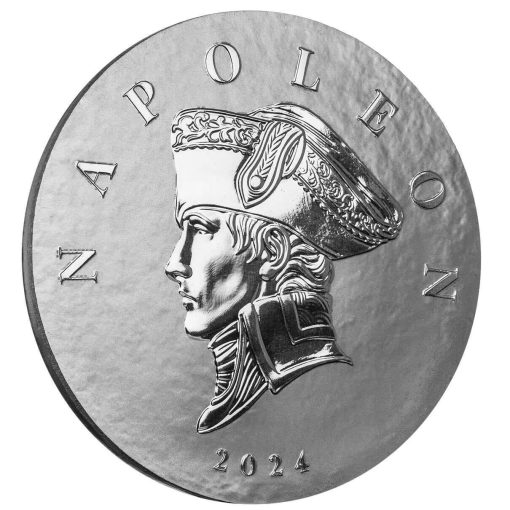 2024 (New) Liberia The Commander's Series Napoleon Bonaparte Silver 5 oz Coin - Image 3