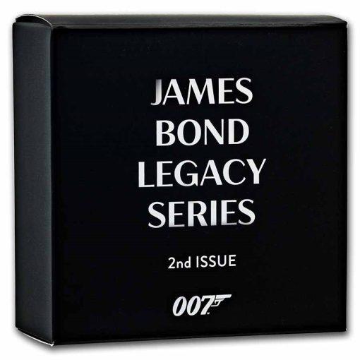 2022年 (新品) ツバル「ジェームズ ボンド・007 レガシー シリーズ 第2弾」純銀 1オンス プルーフ 銀貨 - 画像 (6)