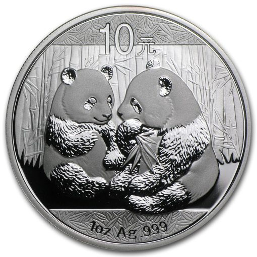 2009 (New) Chinese Panda in Capsule 1 oz Silver Coin