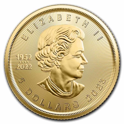 2023 (New) Canadian Maple Leaf Gold 1/10 oz Coin - Image 2