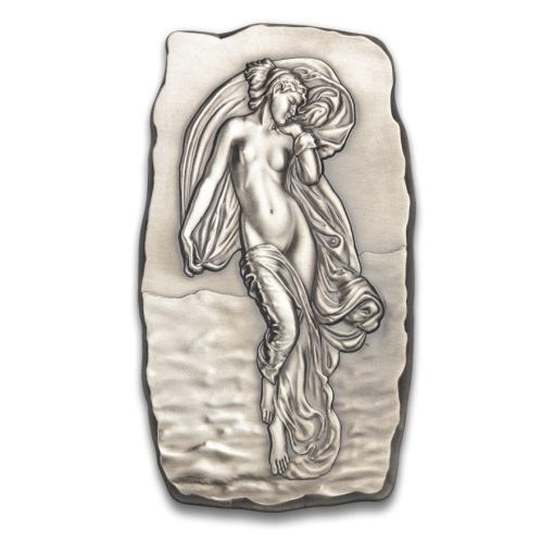 【Backorder】(New) Canada Woman on Water Silver 1 Kilo High Relief Antique Bar