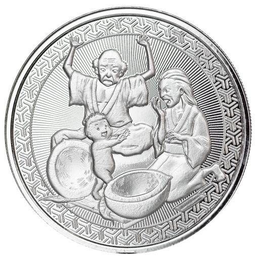 2022 (New) Samoa MOMOTARO ANIME Silver 1 oz Coin