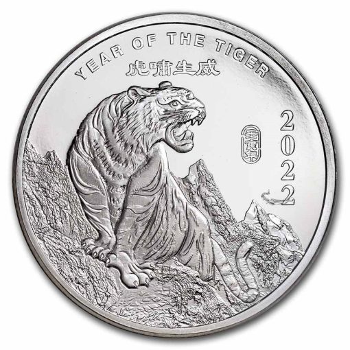 2022 (New) Year of the Tiger Lunar Silver 1 oz Coin