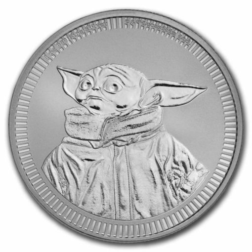 2023 (New) Niue「Star Wars・The Baby Yoda」Silver 1 oz Coin