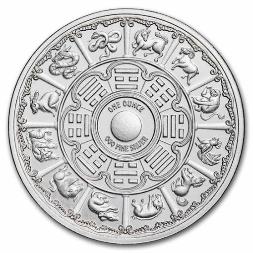 2024 (New) USA Year of the Dragon Lunar Silver 1 oz Round - Image 2