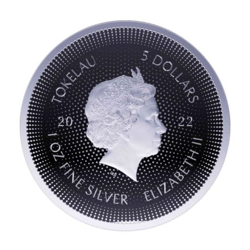 2022 (New) Tokelau Icon Silver 1 oz Coin - Image 2