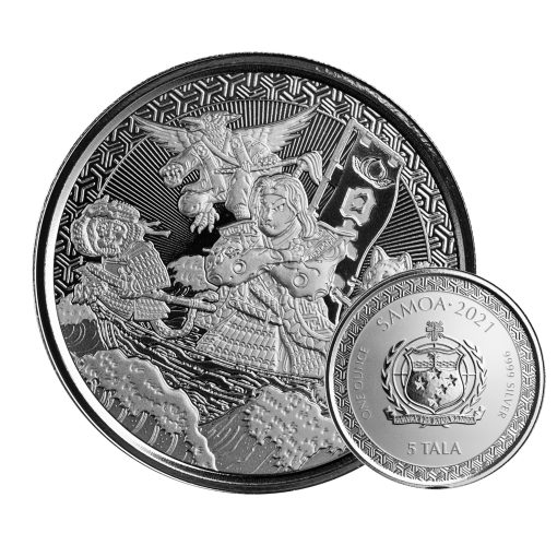 (新品) サモア「桃太郎」純銀 1オンス 銀貨【16枚セット】 - 画像 (6)