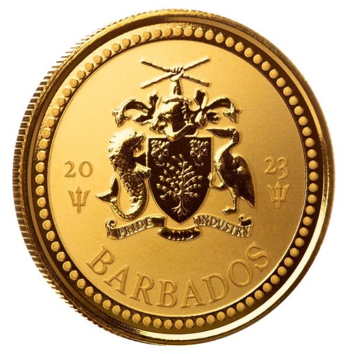 【Backorder】2023 (New) Barbados Trident Gold 1 oz Coin - Image 5