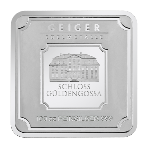 【Backorder】(New) Geiger Silver 100 oz Square Minted Bar