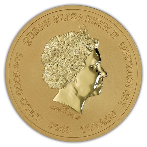 【Backorder】2023 (New) Tuvalu Gods of Olympus Apollo Gold 1 oz Coin - Image 2