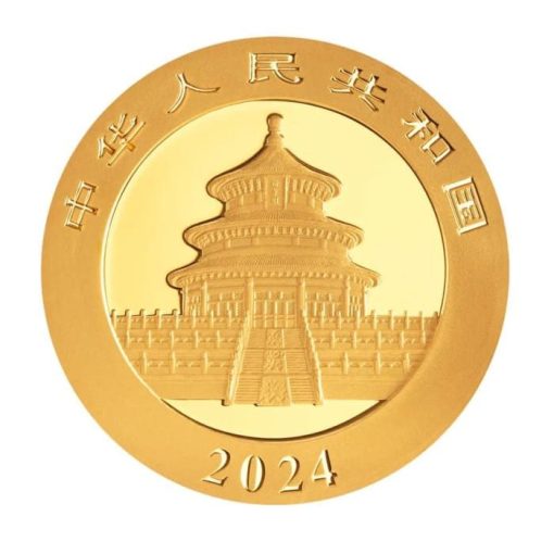 【3 Day Ship】2024 (New) Chinese Panda Gold 30g Coin - Image 2