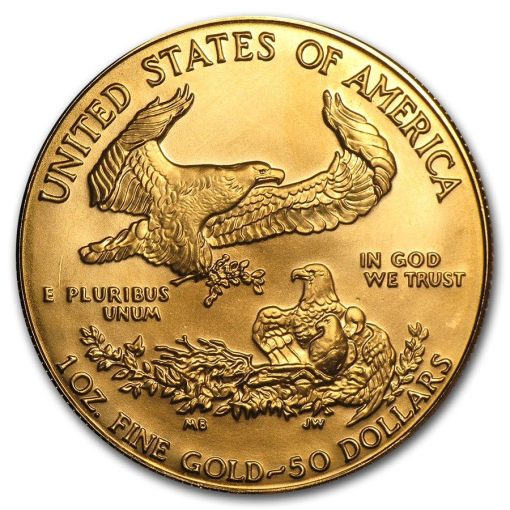 【Backorder】1991 (New) American Eagle Walking Liberty Gold 1 oz Coin - Image 2