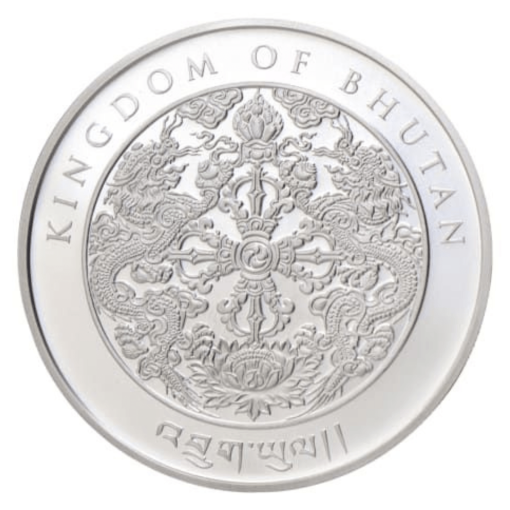 2024 (New) Kingdom of Bhutan Lunar Year of the Dragon Silver 1 oz Coin - Image 2