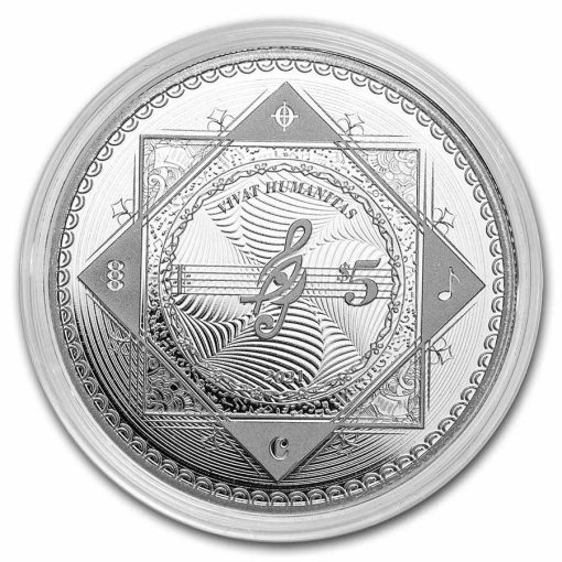 2021 (New) Tokelau Vivat Humanitas Silver 1 oz Coin - Image 3