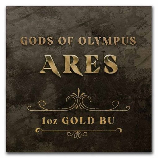 【Backorder】2023 (New) Tuvalu Gods of Olympus Ares Gold 1 oz Coin - Image 4