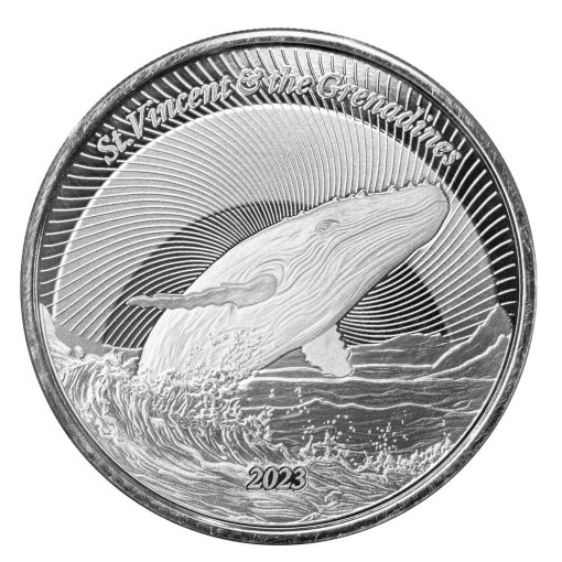 2023 (New) St. Vincent & the Grenadines Humpback Whale Silver 1 oz Coin