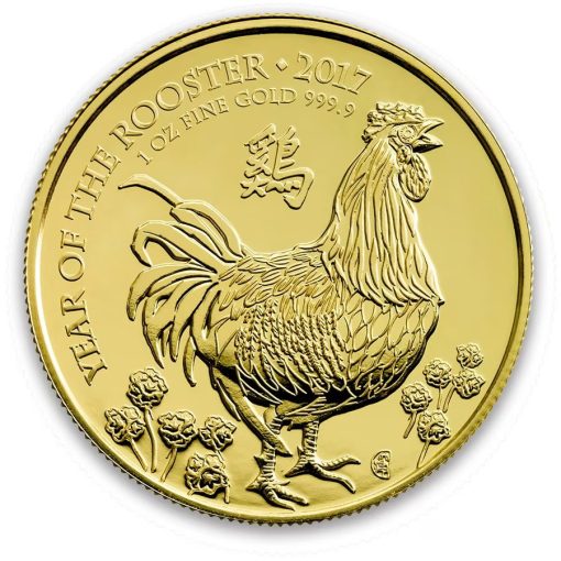 【お取り寄せ】2017年 (新品) イギリス「干支 十二支・ 酉年 鳥年」純金 1オンス 金貨