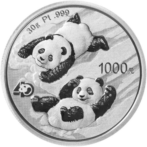 【Backorder】2022 (New) Chinese Panda Platinum 30 gram Proof Coin