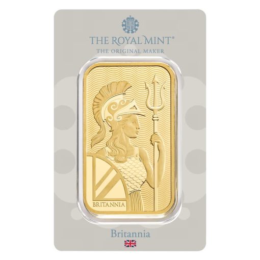 【Backorder】(New) The Royal Mint Britannia Gold 100 Gram Bar