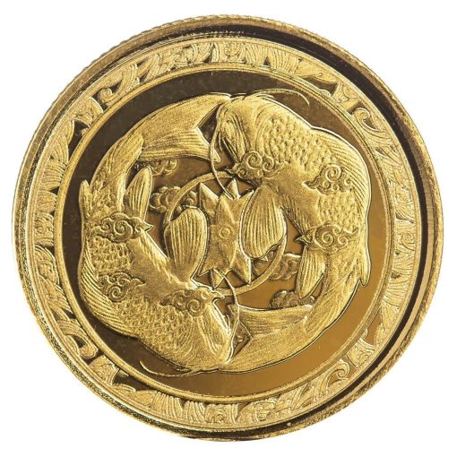 2023 (New) Fiji Koi Fish Gold 1/10 oz Coin