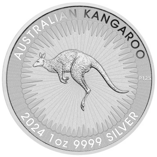 2024 (New) Australian Kangaroo Perth Mint Silver 1 oz Coin