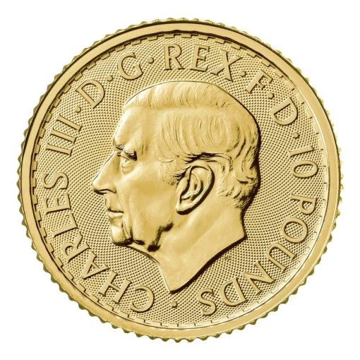 2024 (New) Great Britain Britannia Gold 1/10 oz Coin - Image 2