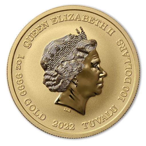 【Backorder】2022 (New) Tuvalu Gods of Olympus Hera Gold 1 oz Coin - Image 2