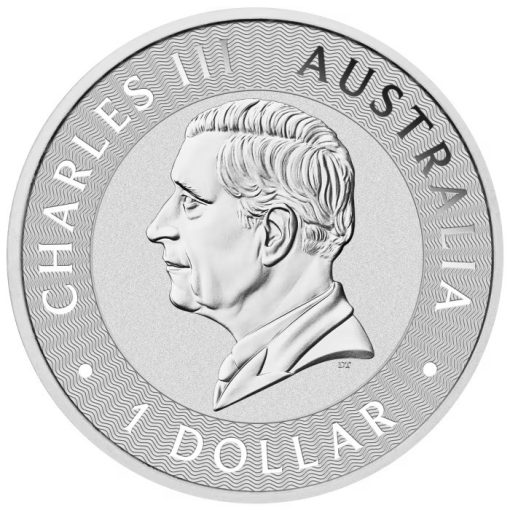 2024 (New) Australian Kangaroo Perth Mint Silver 1 oz Coin - Image 2