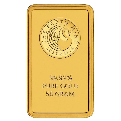 【Backorder】(New) Australia Perth Mint Gold 50 gram Bar - Image 3