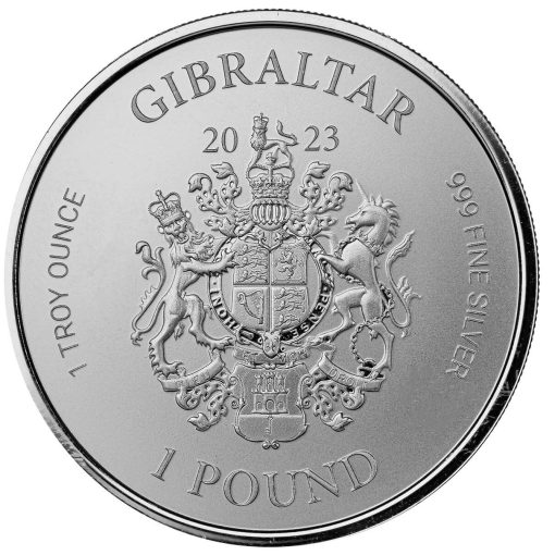 2023 (New) Gibraltar War Elephant Silver 1 oz Coin - Image 2