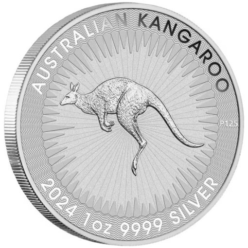 2024 (New) Australian Kangaroo Perth Mint Silver 1 oz Coin - Image 3