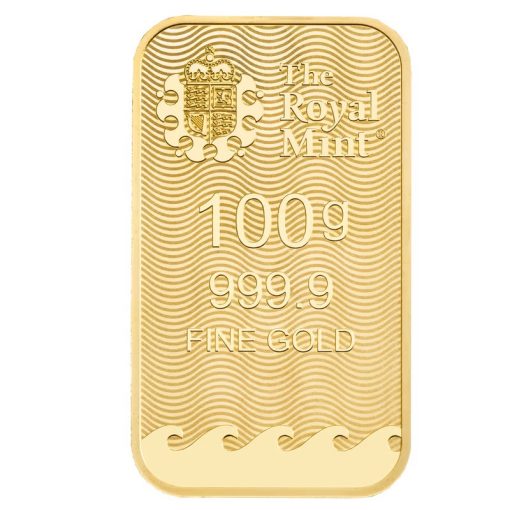 【Backorder】(New) The Royal Mint Britannia Gold 100 Gram Bar - Image 4