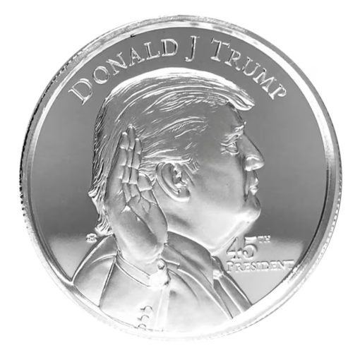 (New) USA Donald J Trump 45th President Silver 1 oz Round