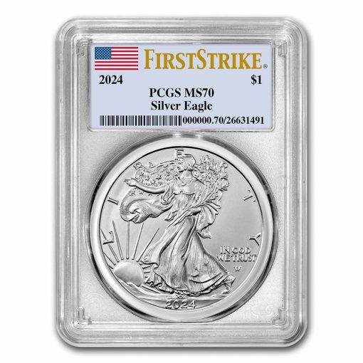 2024 (New) American Eagle Walking Liberty Silver 1 oz Coin PCGS MS70 (FirstStrike)