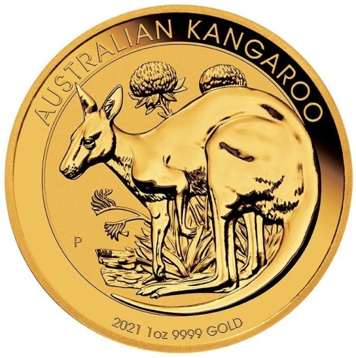 【3 Day Ship】2021 (New) Australian Kangaroo Gold 1oz Coin