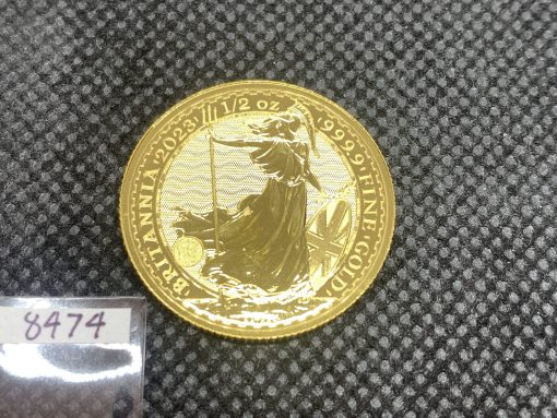 SOLD【3 Day Ship】2023 (New) Great Britain Britannia Gold 1/2 oz Coin (Elizabeth II) #8474 - Image 5