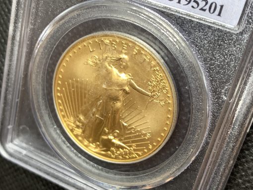 【3 Day Ship】2005 (New) American Eagle Walking Liberty Gold 1 oz Coin PCGS MS69 (FirstStrike) #8414 - Image 3