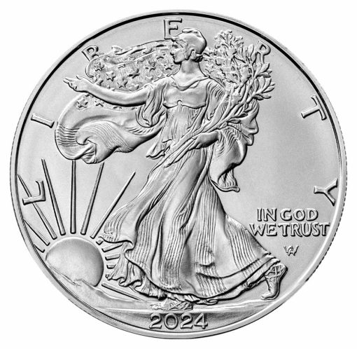 2024 (New) American Eagle Walking Liberty Silver 1 oz Coin PCGS MS70 (FirstStrike) - Image 2