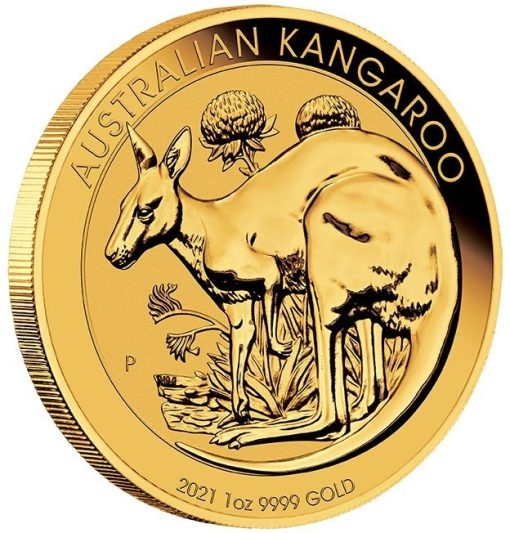 【3 Day Ship】2021 (New) Australian Kangaroo Gold 1oz Coin - Image 3