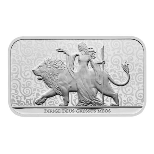 【3 Day Ship】2024 (New) British Royal Mint Una and the Lion Silver 10 oz Bar