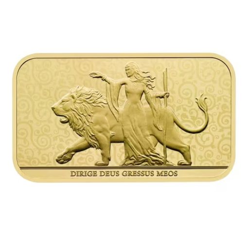 【3 Day Ship】2024 (New) Great Britain Royal Mint Una and the Lion Gold 1 oz Bar