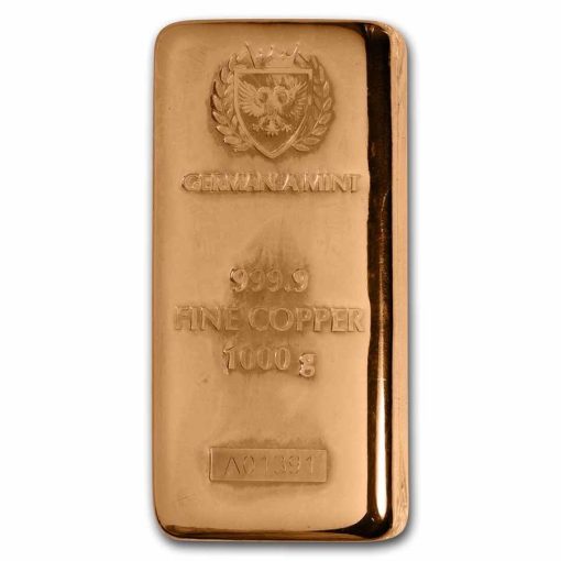 (New) Germania Copper 1kg Cast Bar