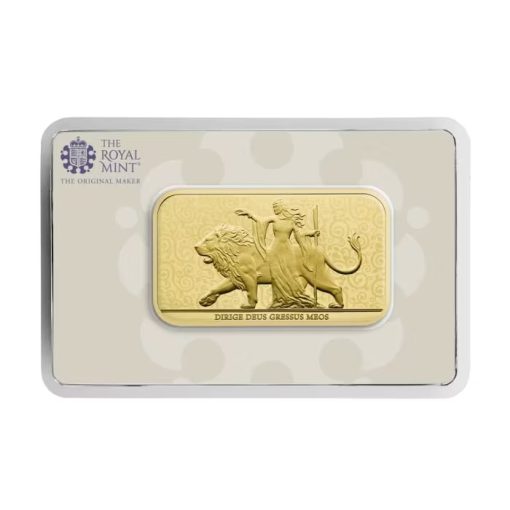 【3 Day Ship】2024 (New) Great Britain Royal Mint Una and the Lion Gold 1 oz Bar - Image 3