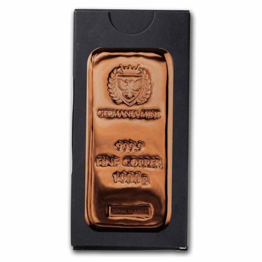 (New) Germania Copper 1kg Cast Bar - Image 3