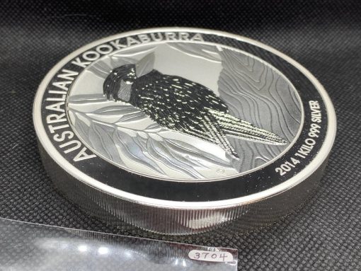 【3 Day Ship】2014 (New) Australian Kookaburra Perth Mint 1 Kilogram Silver Coin #3704 - Image 5