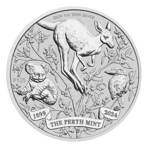 2024 (New) Australian The Perth Mint 125th Anniversary Silver 1 oz Coin