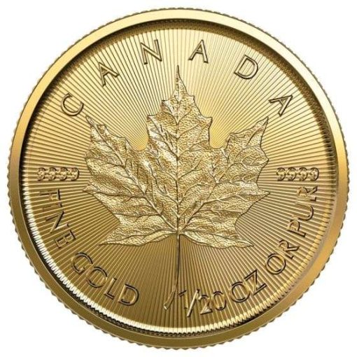 2023 (New) Canadian Maple Leaf Gold 1/20 oz coin