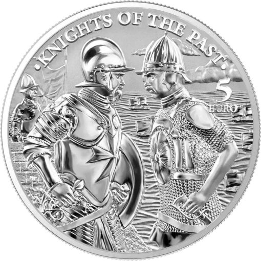 2022 (New) Malta Knights of The Past Silver 1 oz Coin