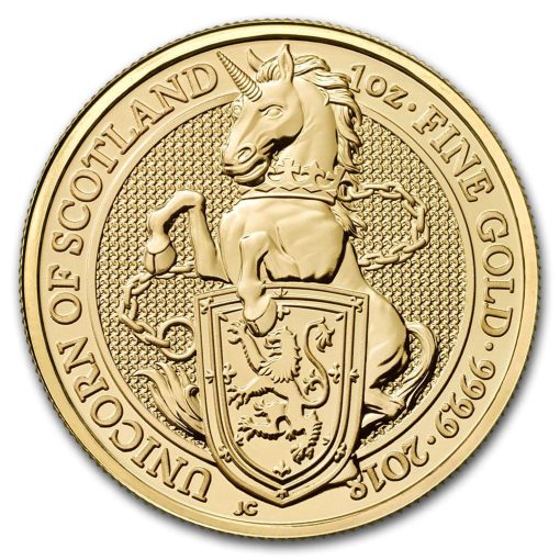 【3 Day Ship】2018 (New) Great Britain Queens Beast The Unicorn Gold 1 oz Coin