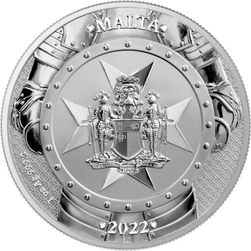 2022 (New) Malta Knights of The Past Silver 1 oz Coin - Image 2